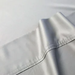 Ensemble de draps double en bambou - gris ciment