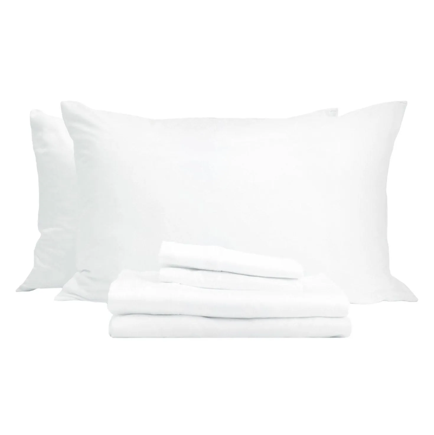 Ensemble de draps king en bambou - blanc