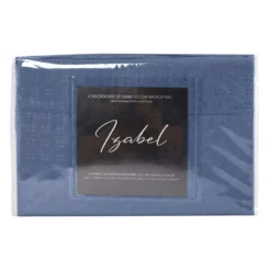 Ensemble de draps king en microfibre - bleu