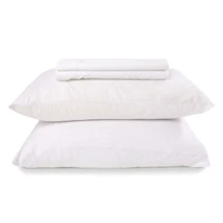 Ensemble de draps queen en microfibre - blanc