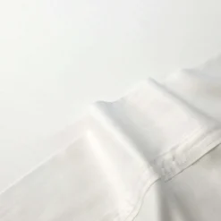 Ensemble de draps simple en bambou - blanc