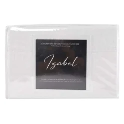 Ensemble de draps simple en microfibre - blanc