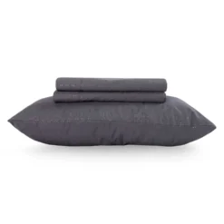 Ensemble de draps simple en microfibre - gris charbon