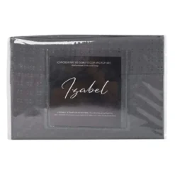 Ensemble de draps simple en microfibre - gris charbon