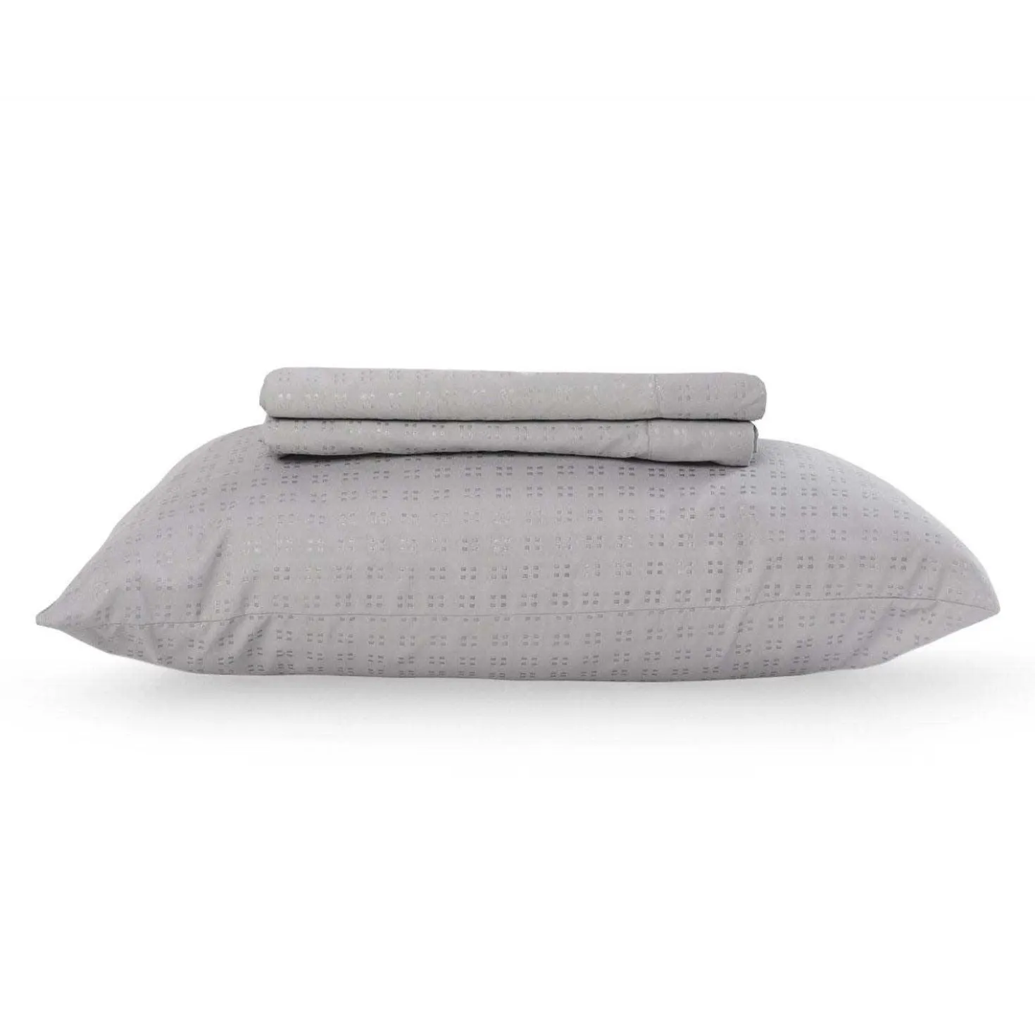 Ensemble de draps simple en microfibre - gris ciment