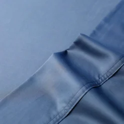 Ensemble de draps 2 simple XL en bambou - bleu