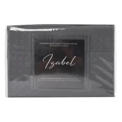 Ensemble de draps 2 simple XL en microfibre - gris charbon