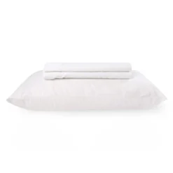 Ensemble de draps simple XL en microfibre - blanc