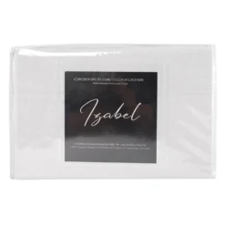 Ensemble de draps simple XL en microfibre - blanc