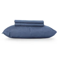 Ensemble de draps simple XL en microfibre - bleu