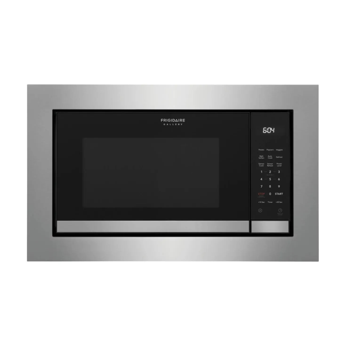 Ensemble de garniture en acier inoxydable 30'' pour micro-ondes encastré