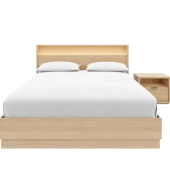 Ensemble grand lit avec éclairage (60") - 3 mcx - Nexera
