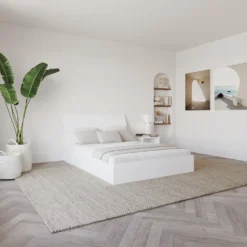 Ensemble grand lit avec rangement (60