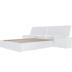 Ensemble grand lit avec rangement (60") - 4 mcx - Nexera