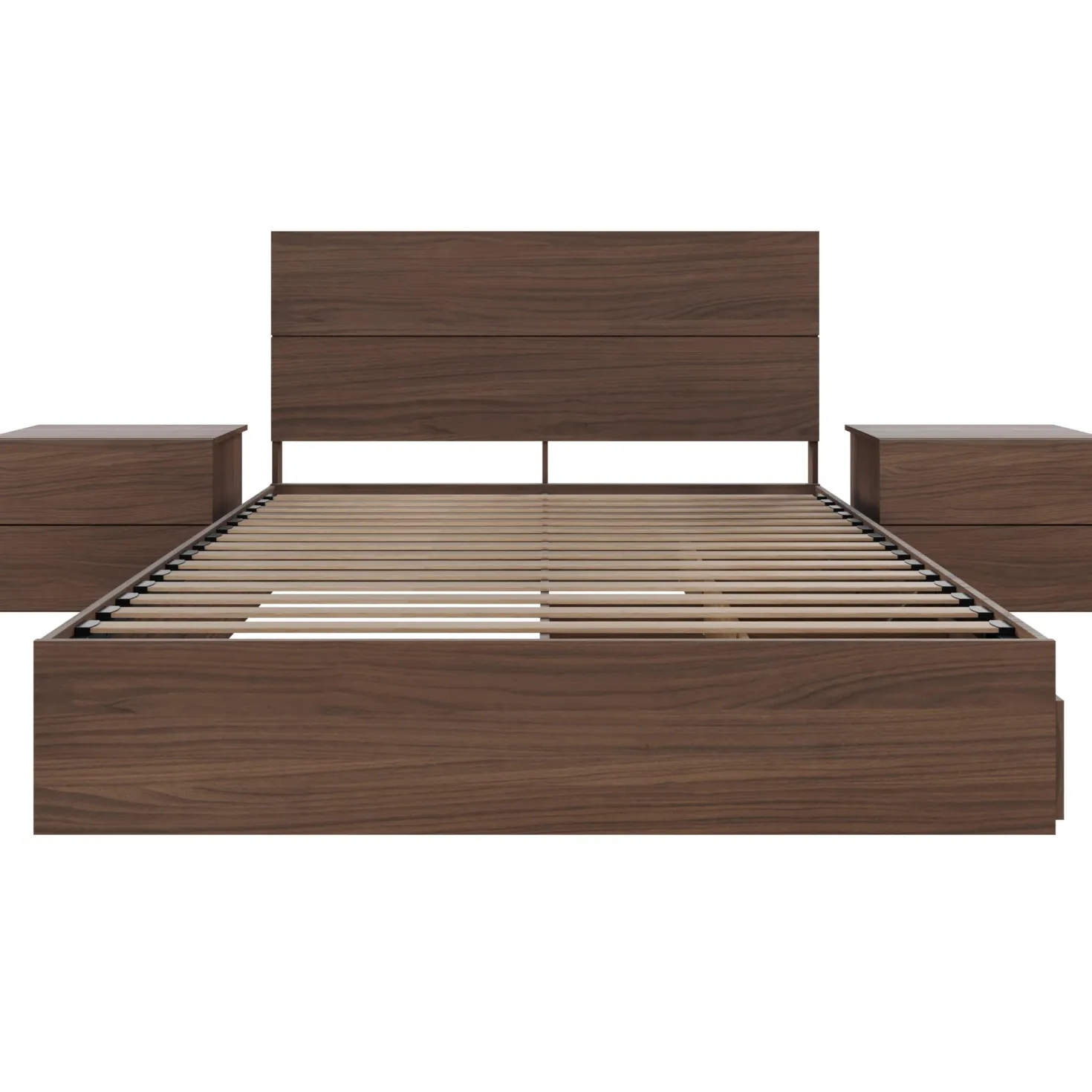 Ensemble grand lit avec rangement (60") - 4 mcx - Nexera