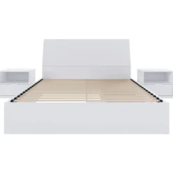 Ensemble grand lit avec rangement (60") - 4 mcx - Nexera