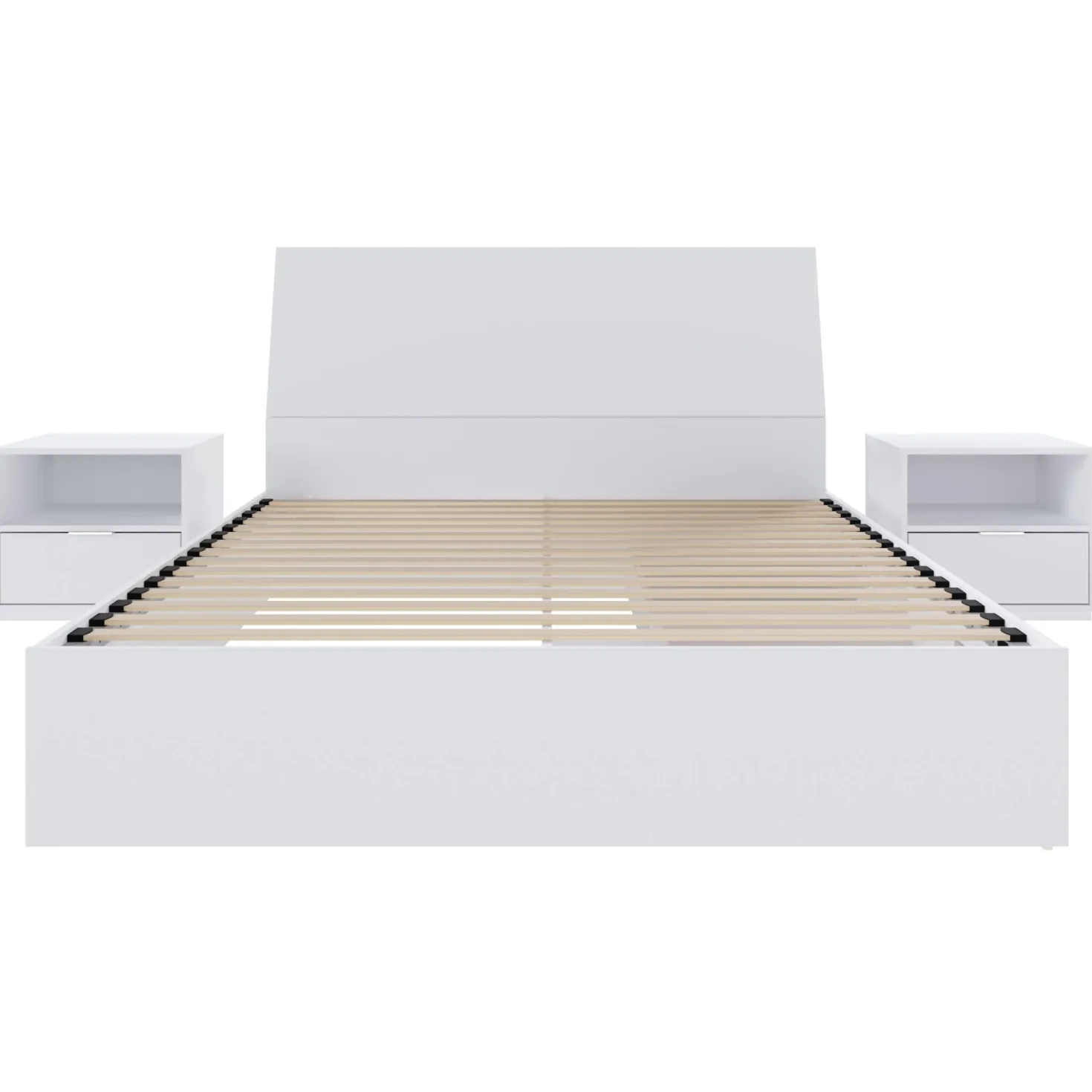Ensemble grand lit avec rangement (60") - 4 mcx - Nexera