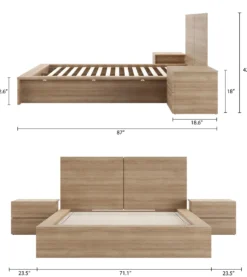 Ensemble grand lit (60