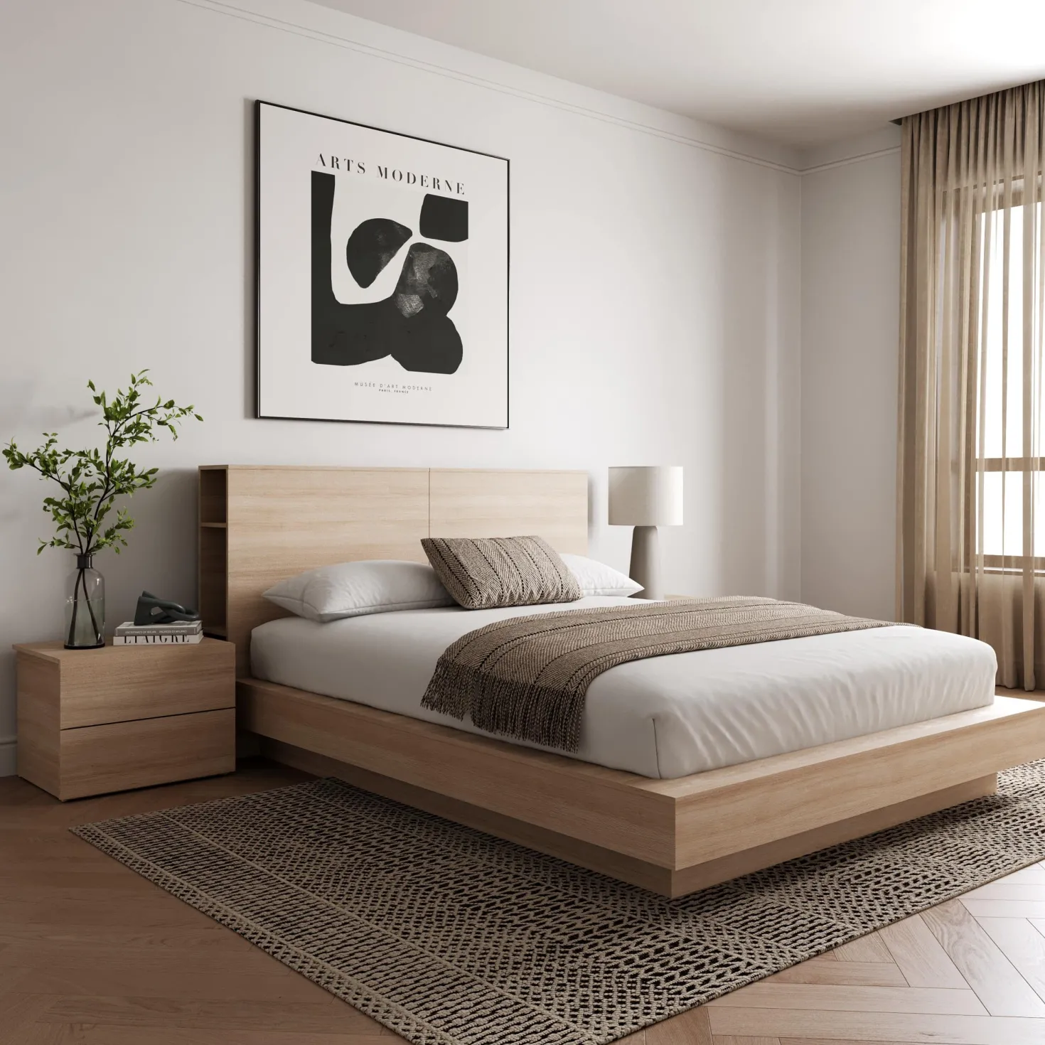 Ensemble grand lit (60") - 4 mcx - Nexera