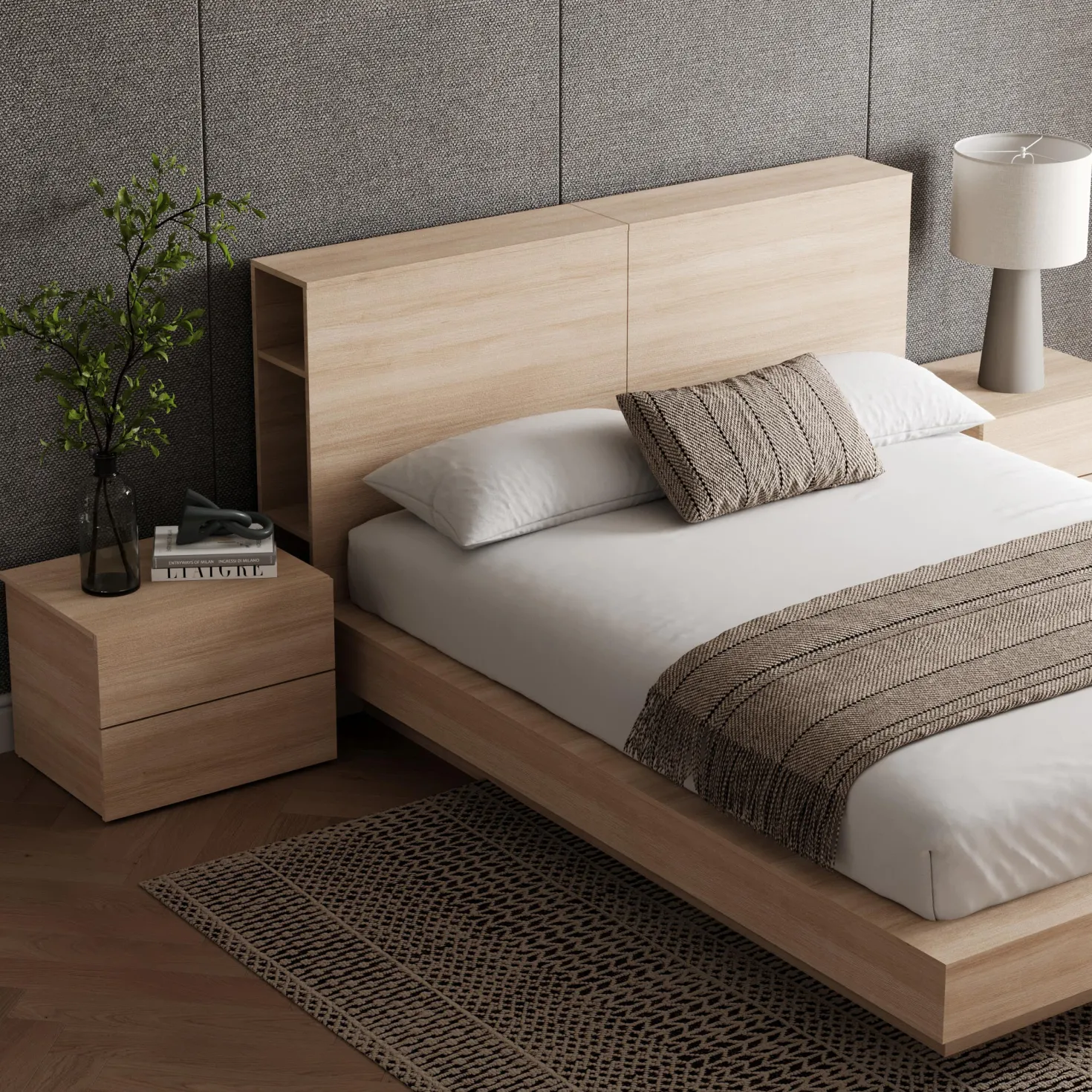 Ensemble grand lit (60") - 4 mcx - Nexera
