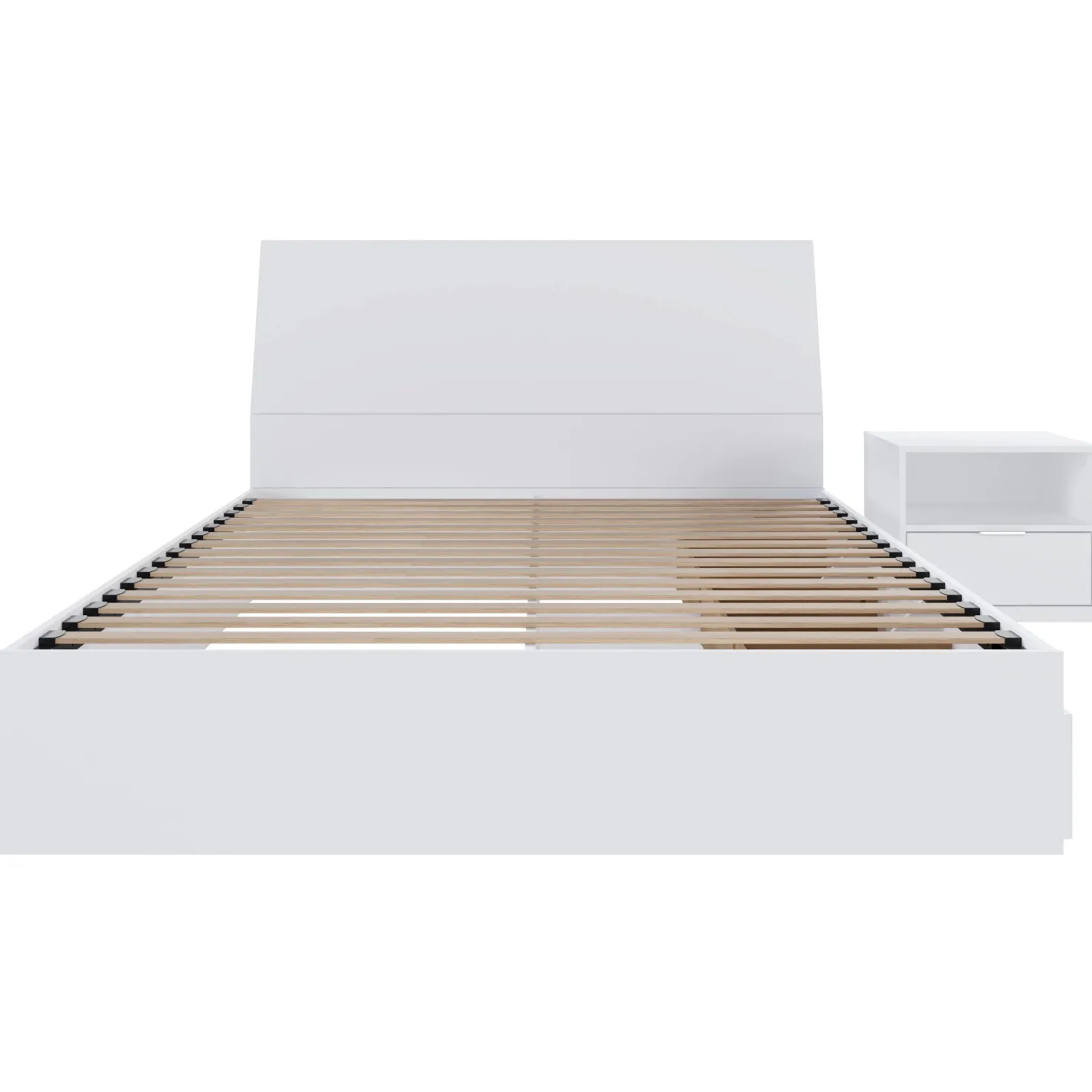 Ensemble lit double avec rangement (54") - 3mcx - Nexera