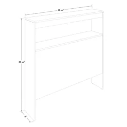 Ensemble lit simple avec rangement 3 tiroirs, tête de lit et commode (39