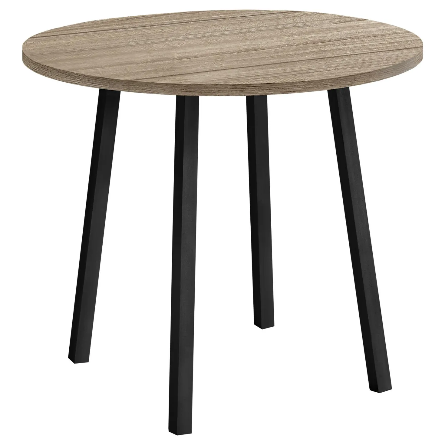 Ens salle à manger - 3mcx, dessus taupe, métal noir
