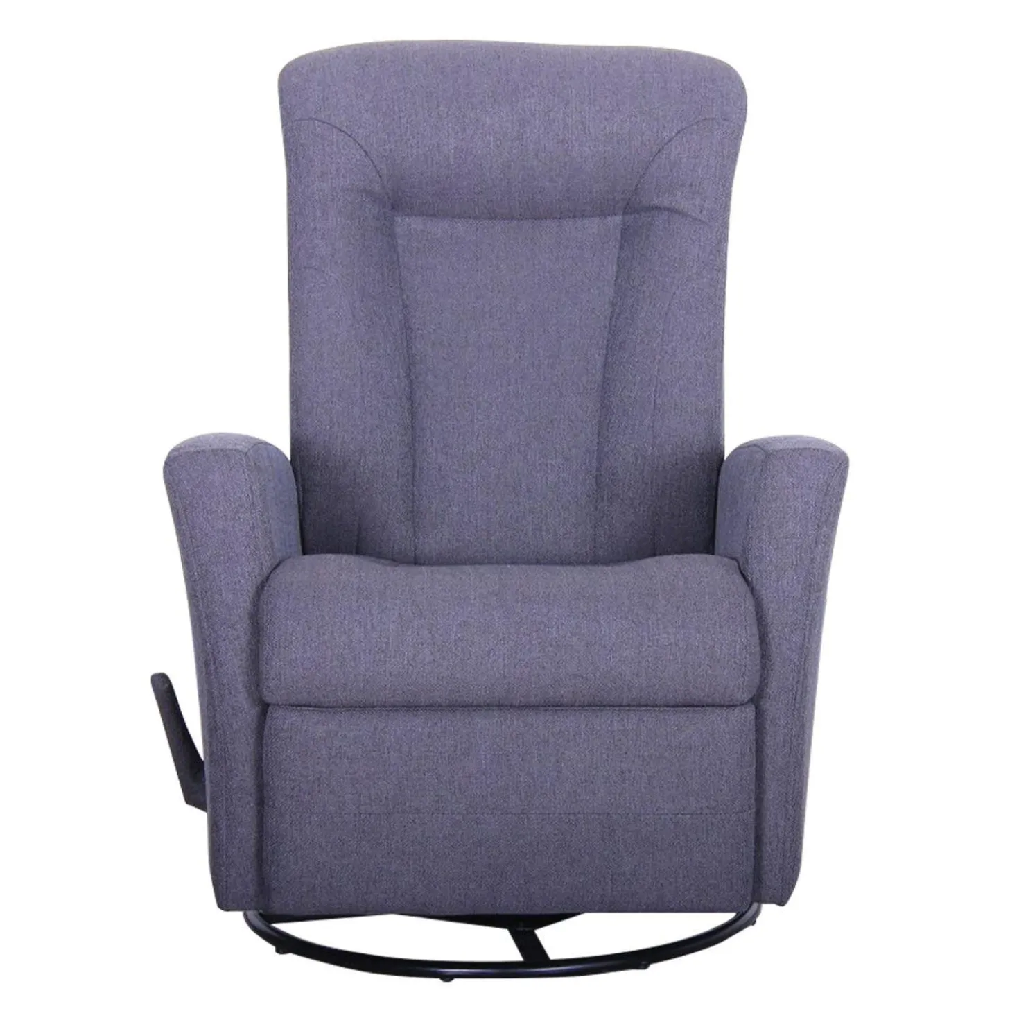 Fauteuil berçant pivotant inclinable - gris