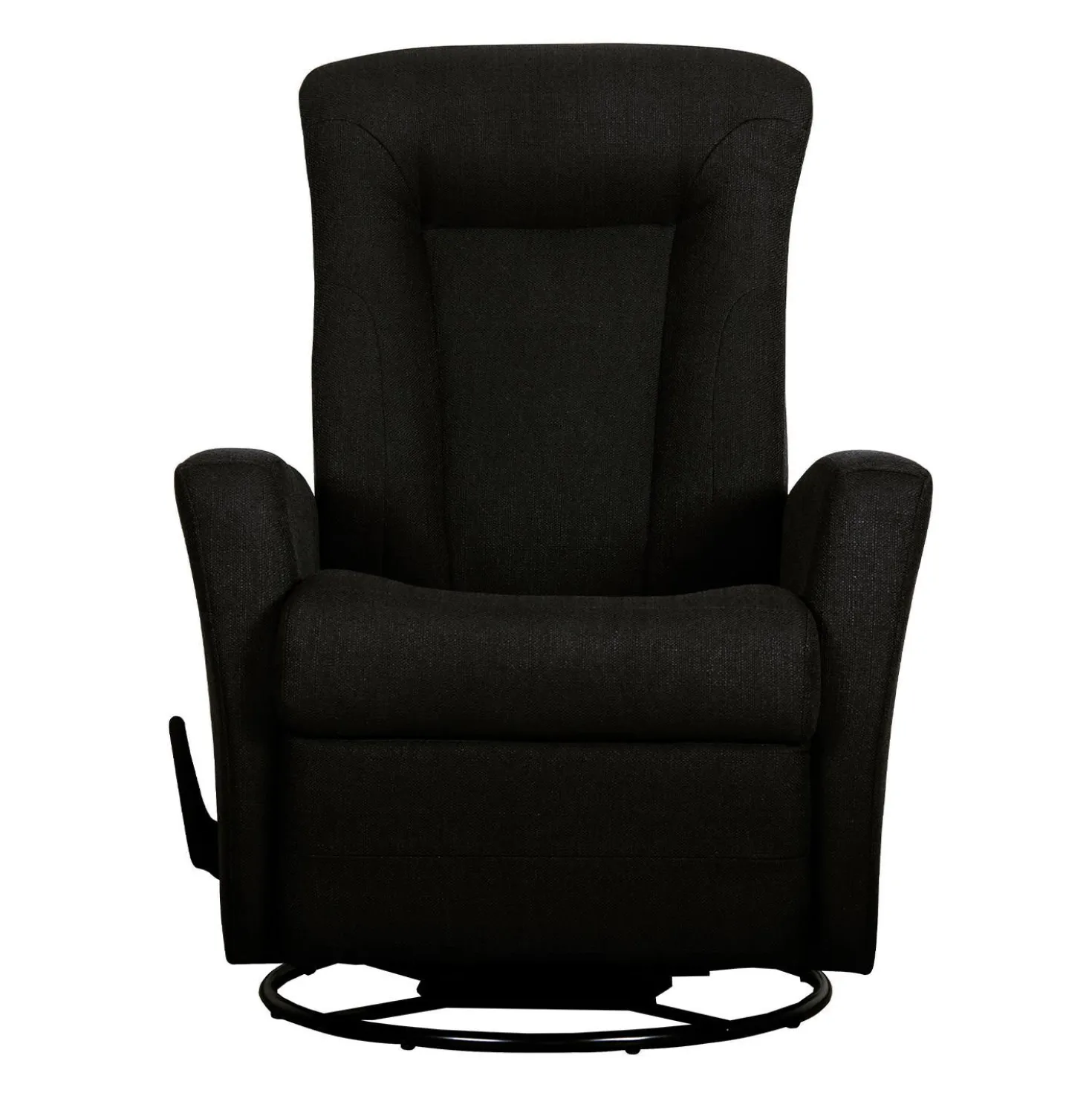 Fauteuil berçant pivotant inclinable - noir