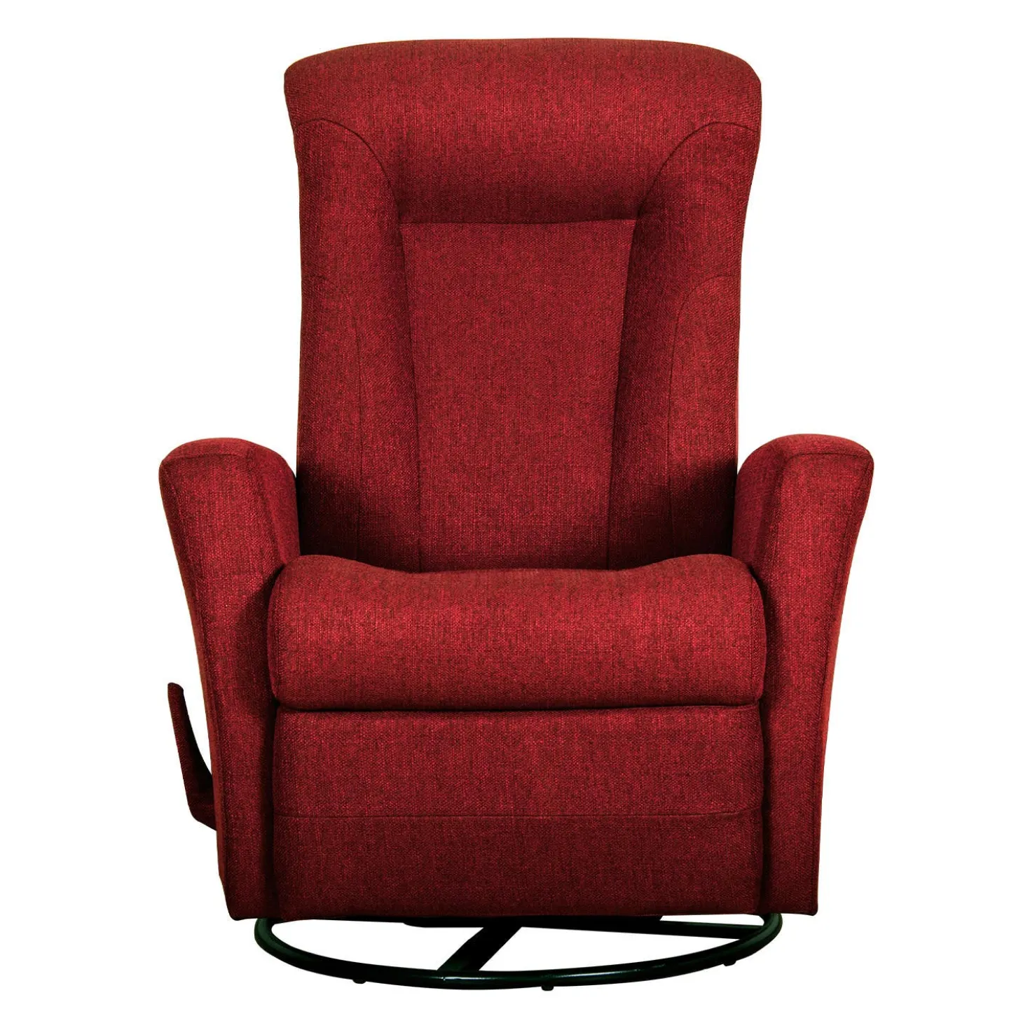 Fauteuil berçant pivotant inclinable - rouge