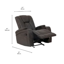 Fauteuil inclinable avec porte-gobelets