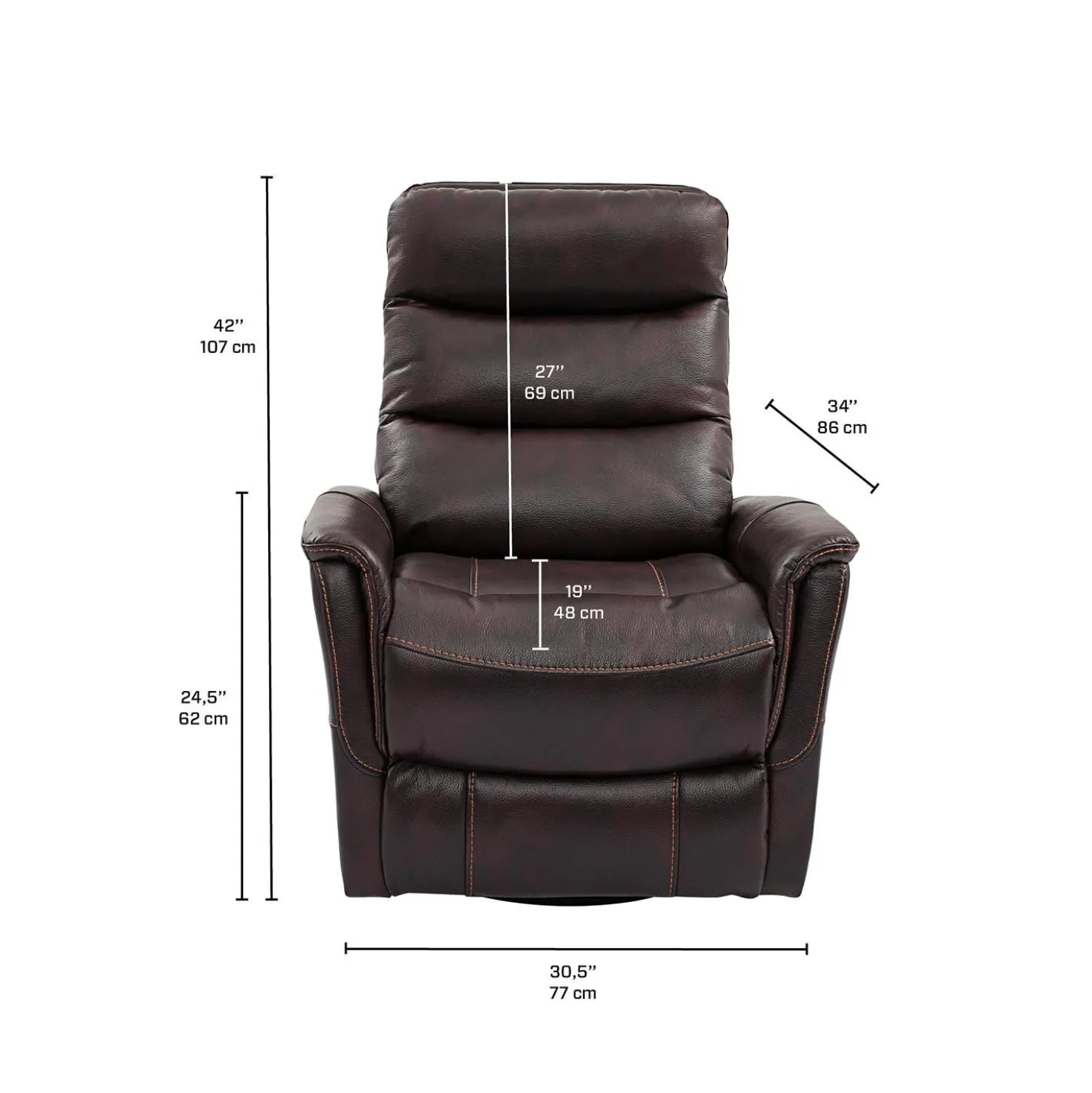 Fauteuil inclinable électrique