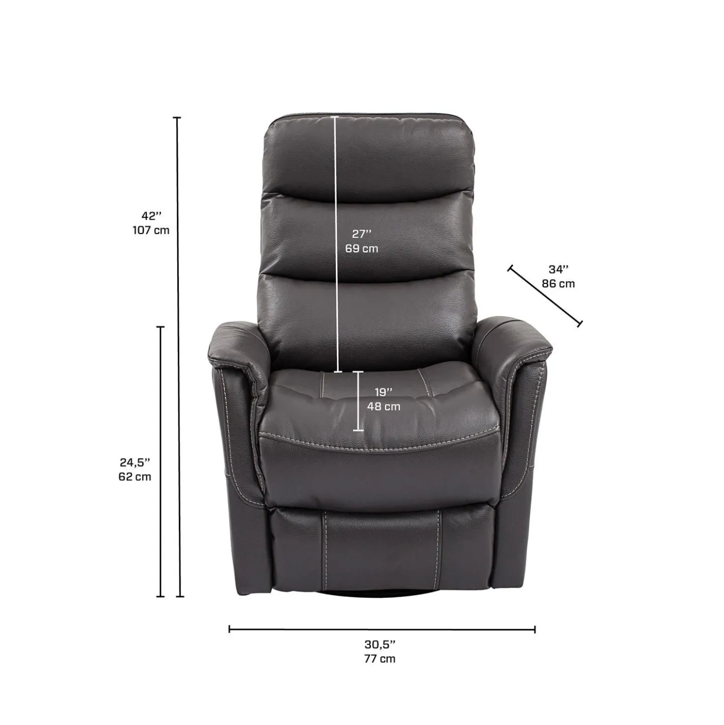 Fauteuil inclinable électrique
