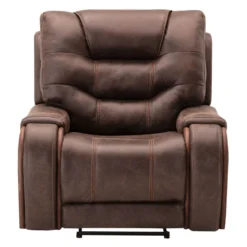 Fauteuil inclinable électrique avec appui-tête et repose-pieds ajustables