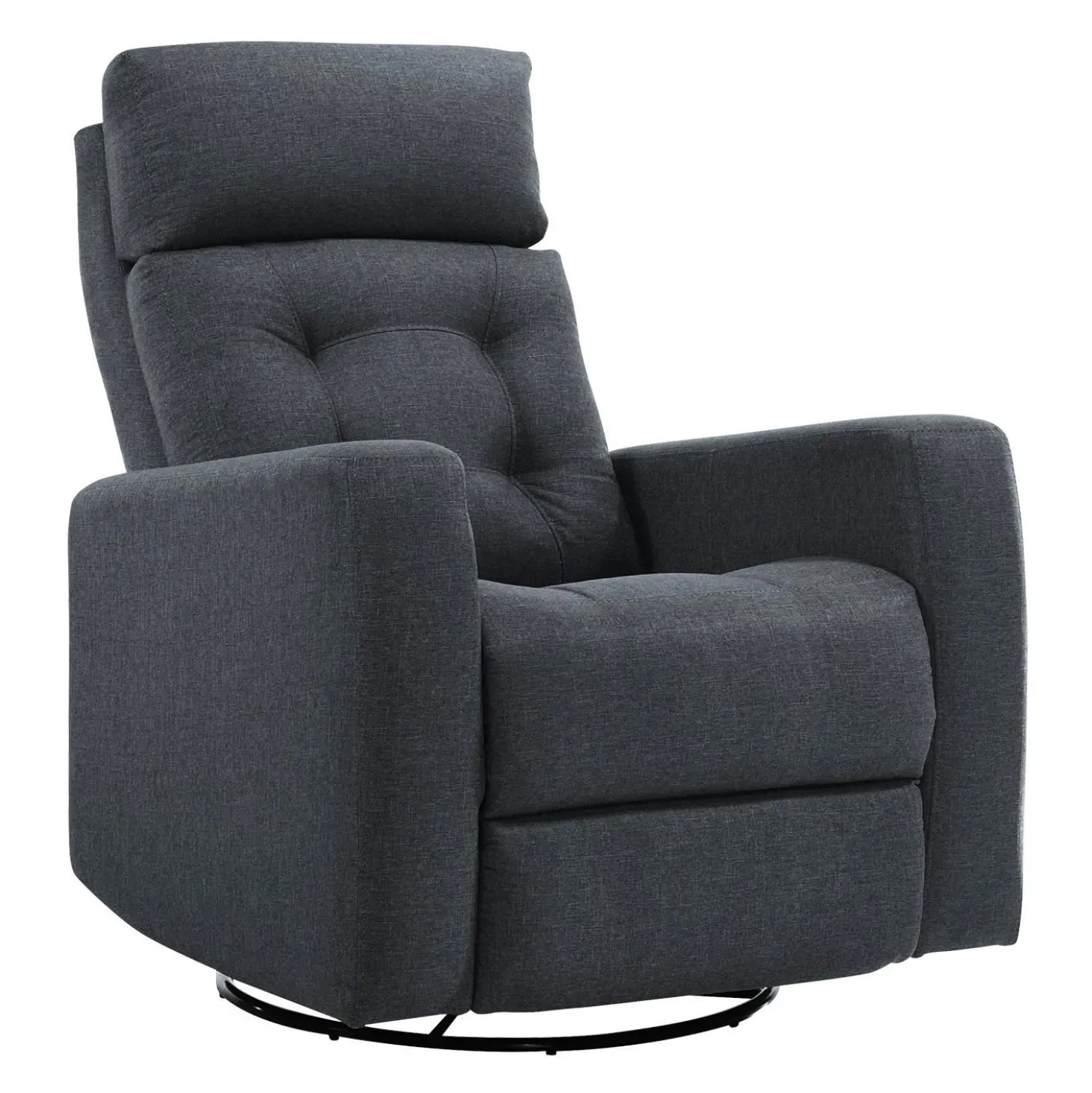 Fauteuil inclinable électrique berçant et pivotant avec appui-tête ajustable