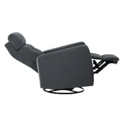 Fauteuil inclinable électrique berçant et pivotant avec appui-tête ajustable