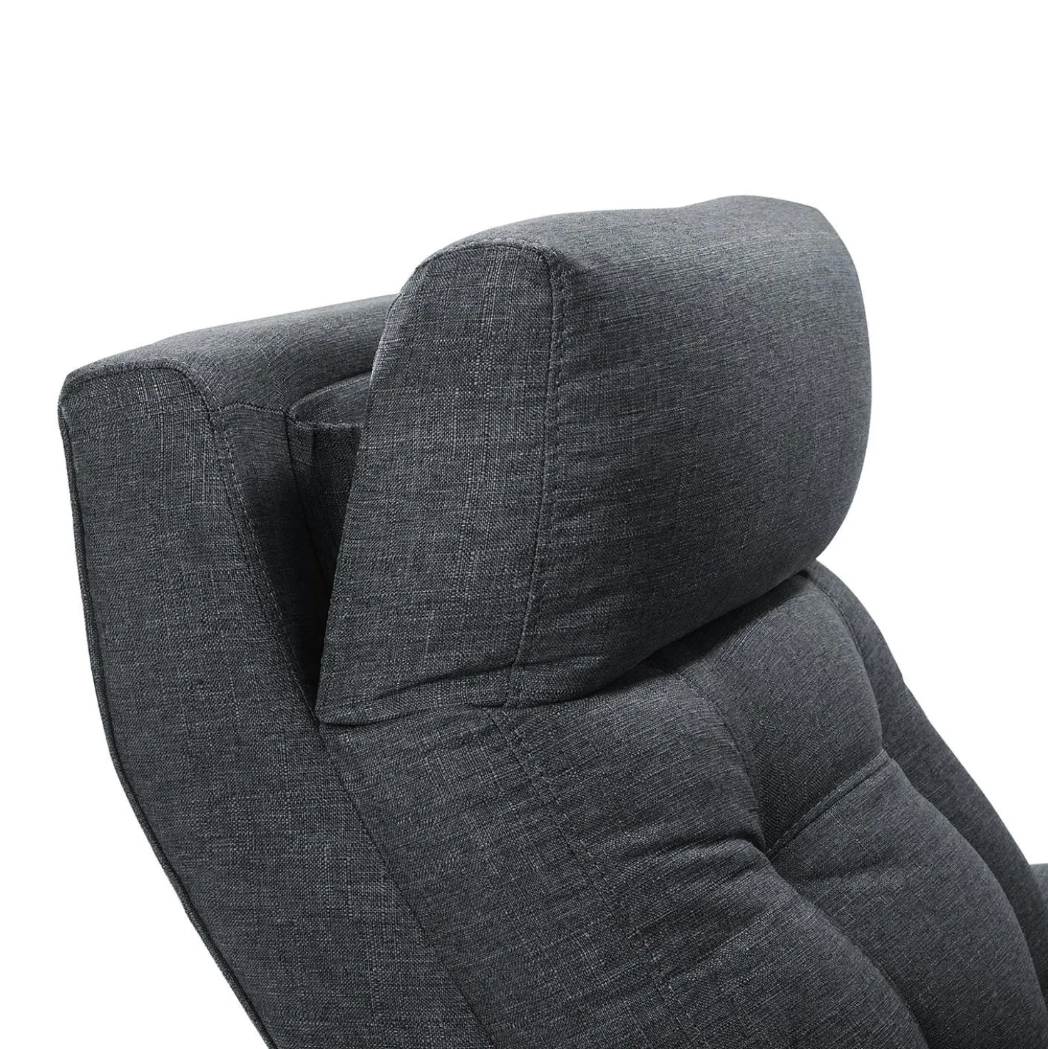 Fauteuil inclinable électrique berçant et pivotant avec appui-tête ajustable