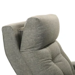 Fauteuil inclinable électrique berçant et pivotant avec appui-tête ajustable