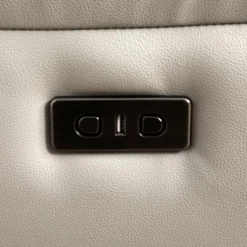 Fauteuil inclinable électrique en cuir véritable