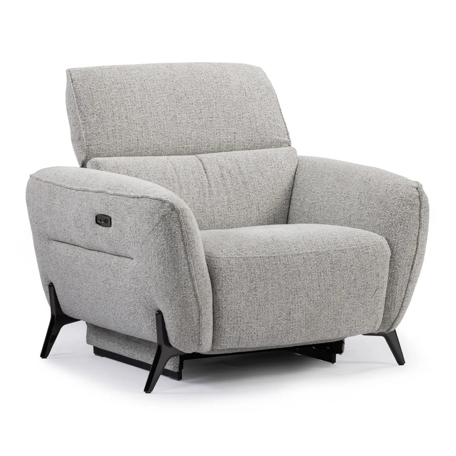 Fauteuil électrique inclinable avec appui-tête ajustable - tissu