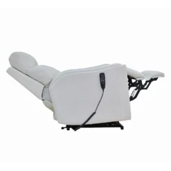 Fauteuil lève-personne inclinable électrique avec massage, chaleur et appui-tête ajustable - beige