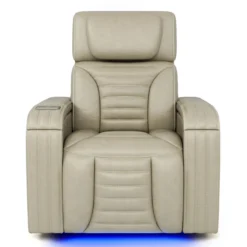 Fauteuil modulaire électrique inclinable avec massage, chaleur et porte-gobelets rétractables