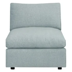 Fauteuil modulaire sans bras - gris