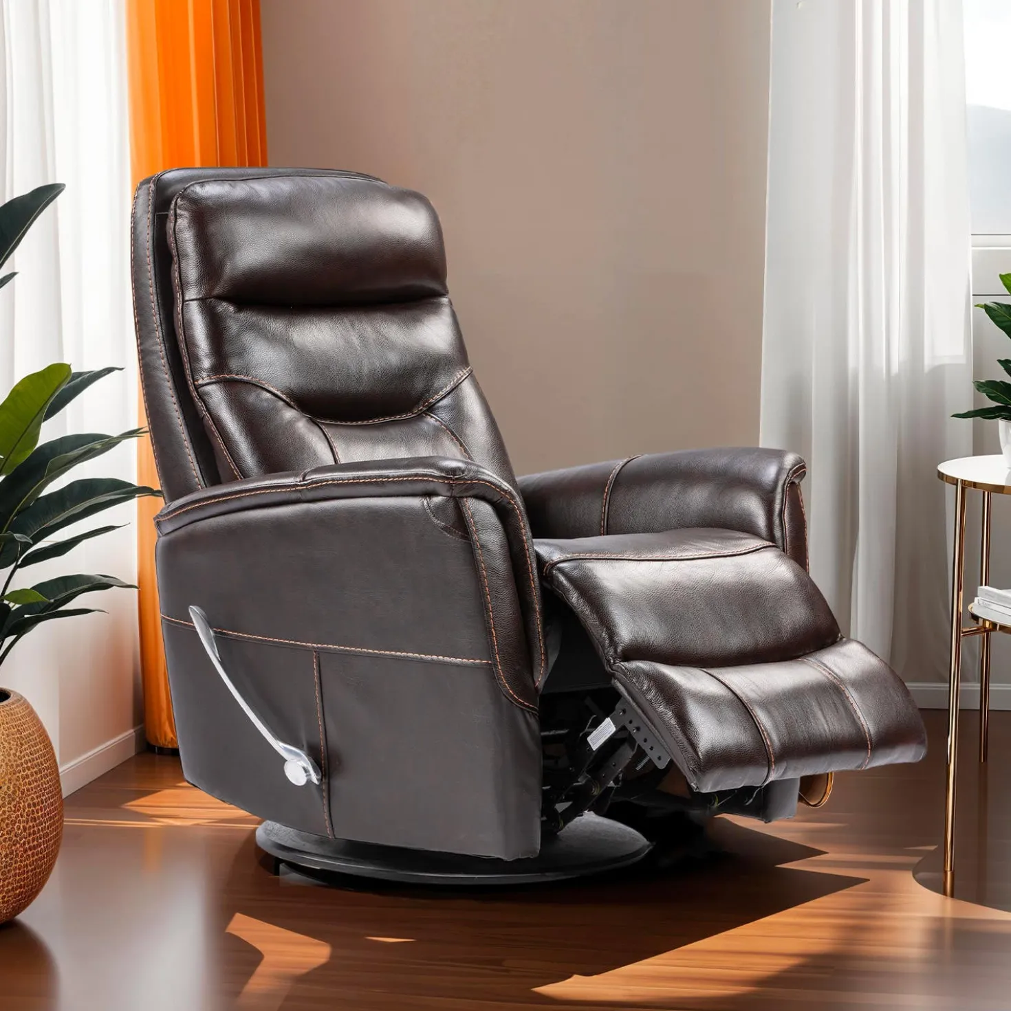 Fauteuil pivotant inclinable