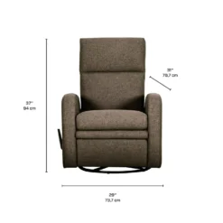 Fauteuil pivotant inclinable