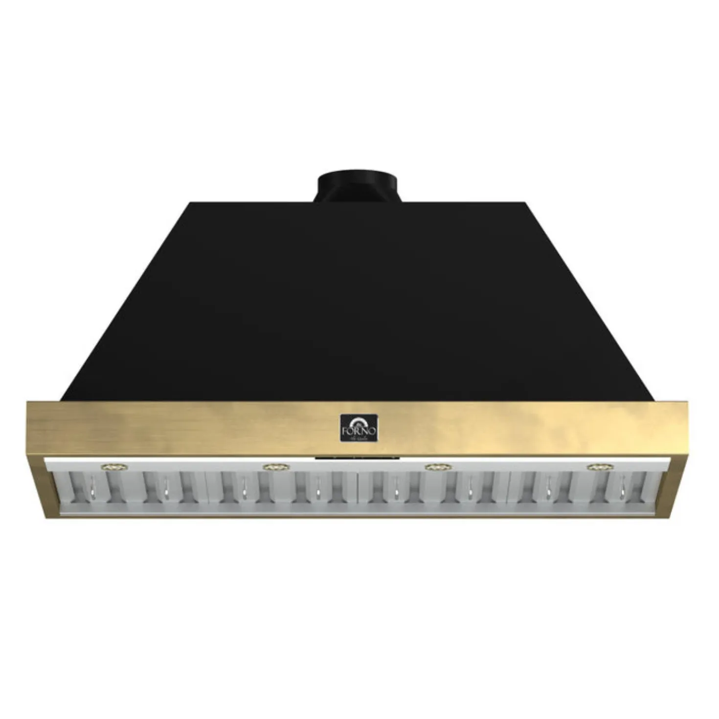 FORNO Hotte de cuisinière murale 48" Standard Noir 48" , 600 PI3/MIN-FRHWM5078-48
