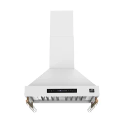 FORNO Hotte murale 30" Cheminée Blanc 29.3" , 375 PI3/MIN-FRHWM5503-30