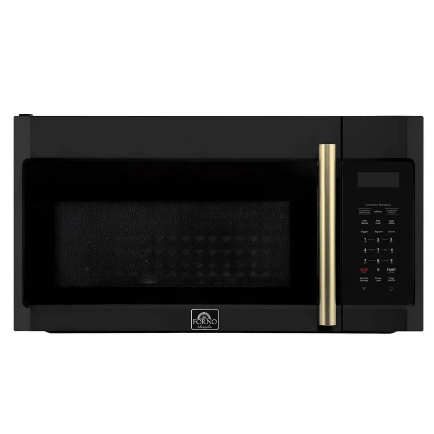 FORNO Micro-ondes/hotte 1,5 pi3, Noir, 30", 1500W, 300