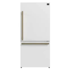 FORNO Réfrigerateur 17,2 pi3 31 po Blanc Congélateur en bas - FFFFD1785-31