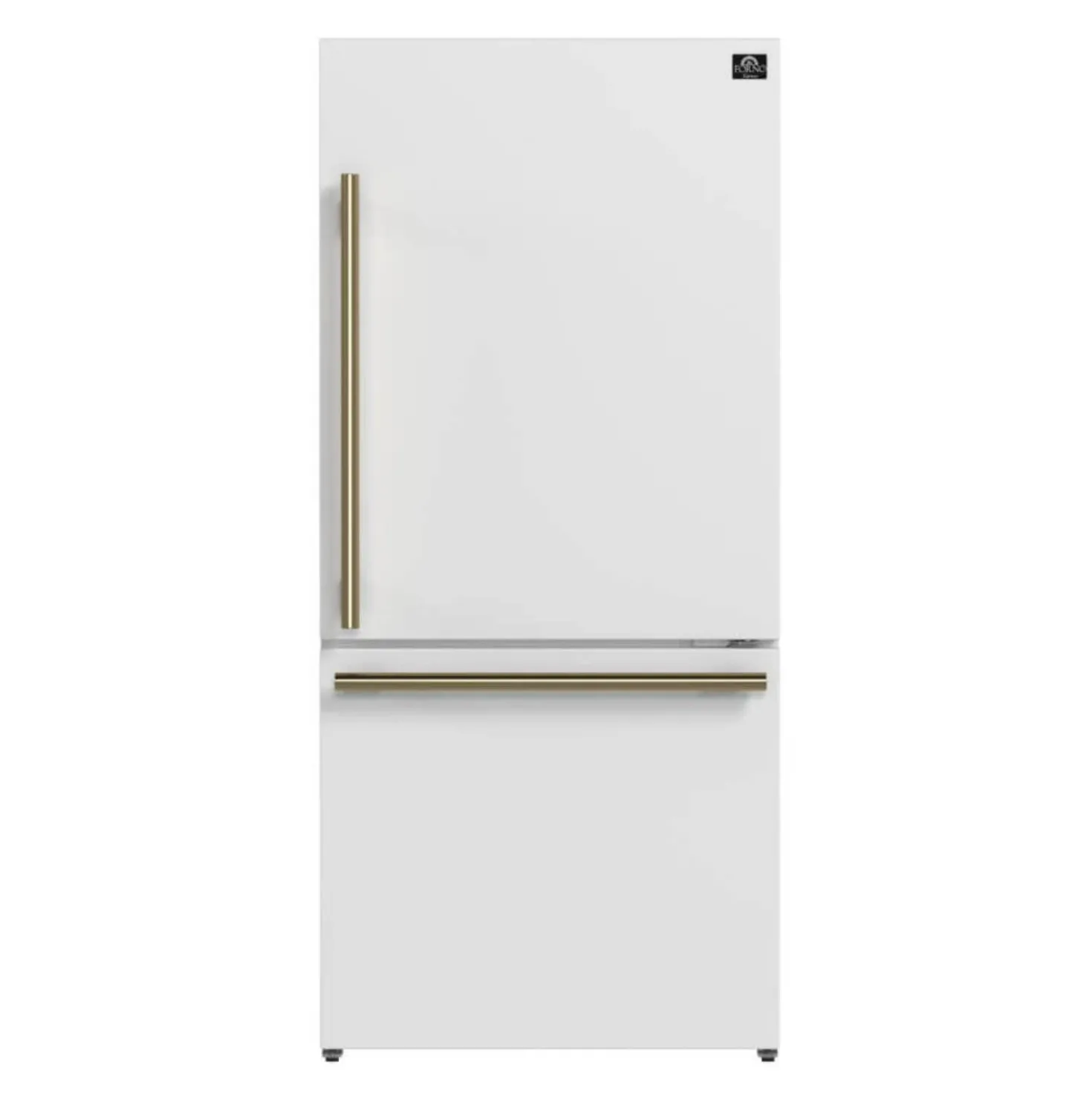FORNO Réfrigerateur 17,2 pi3 31 po Blanc Congélateur en bas - FFFFD1785-31
